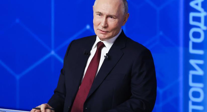Putyin szerint Oroszország 2026-ban békében és háború nélkül akar élni