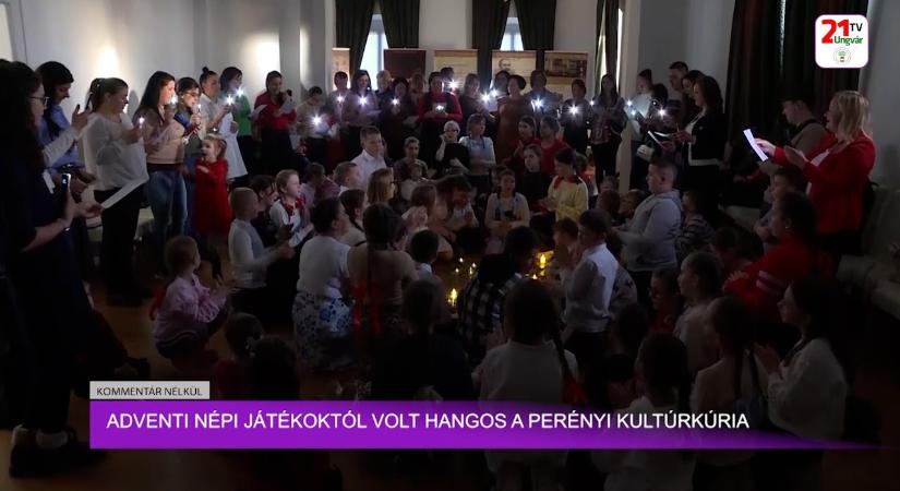 Kommentár nélkül (2025.12.19) Adventi népi játékoktól volt hangos a Perényi Kultúrkúria (videó)
