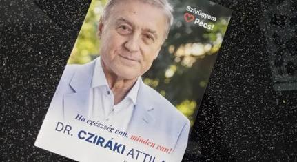 Engedély nélkül került a polgármester fényképe a Fidesz pécsi jelöltjének kampányszórólapjára