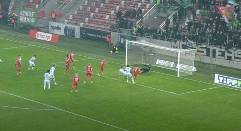 Egy közelről bekotort góllal nyert Miskolcon, az NB I élére ugrott a Fradi