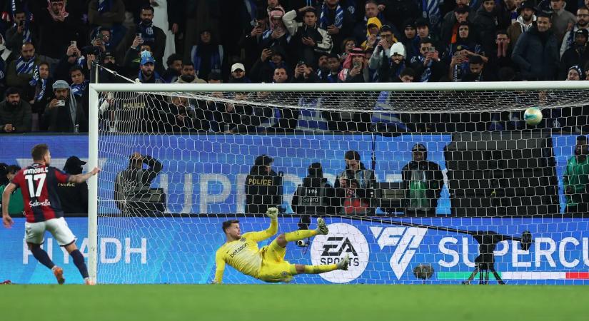 A Bologna tizenegyespárbajban kiejtette az Intert, és első Szuperkupa-döntőjére készülhet