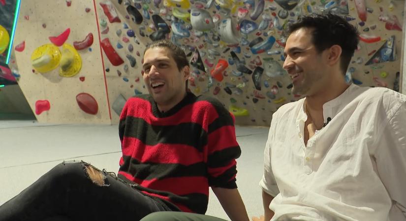 Ember Márk és Fehér Tibor falat másztak: barátságpróba a Legénybúcsú forgatása után