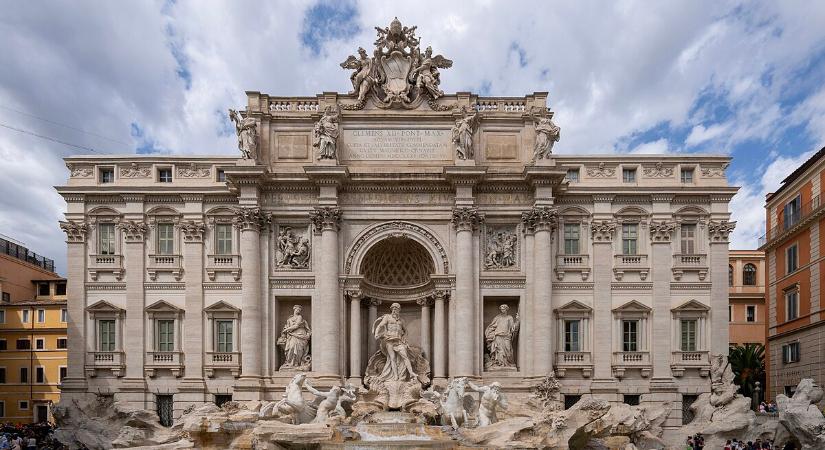 Rómában fizetős lesz a Trevi-kút látogatása – Kilenc millióan nézték meg tavaly