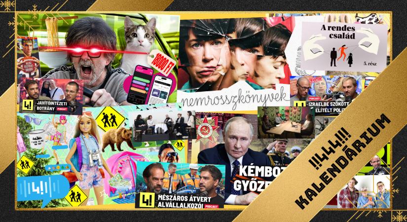 444 kalendárium #20: Borízű tyúkól nem rossz könyvekkel – rendszeresen jelentkeznek podcastjaink