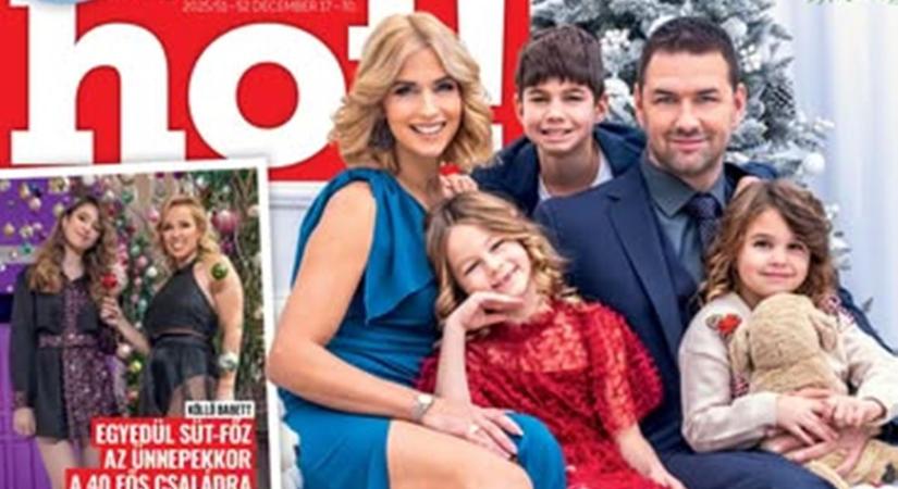 Tápai Szabina és Kucsera Gábor lányai mintha ikrek lennének