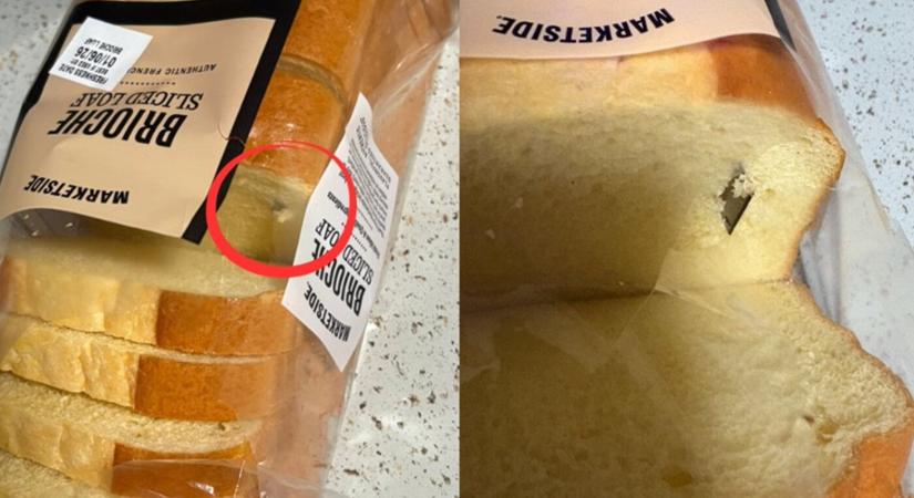 Borotvapengéket rejtettek kenyerekbe egy áruházban