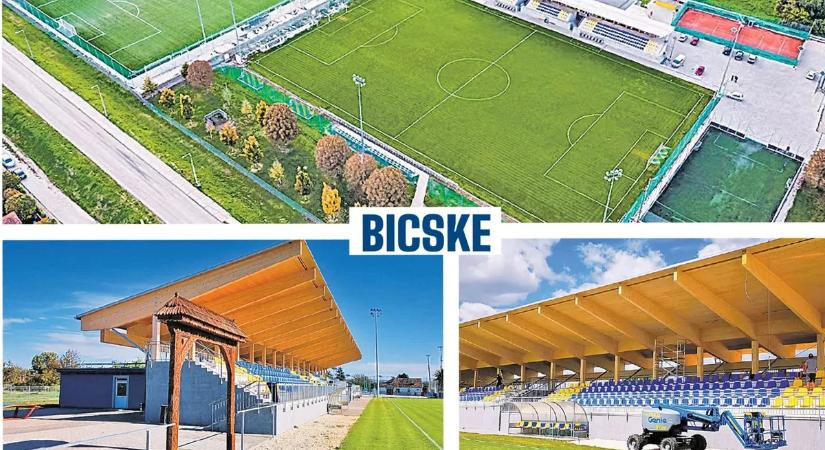 NS-képeslap: verseny- és szabadidősport-paradicsom Bicskén