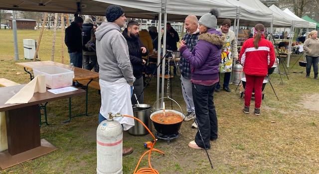 Halászléfőzés Zamárdiban