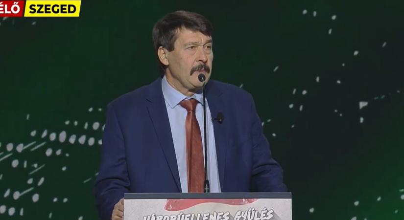 Áder János: A balliberális média azt harsogja, hogy mindent elloptak