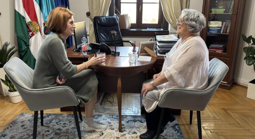 Jó hangulatban egyeztetett Nánás és Böszörmény polgármestere