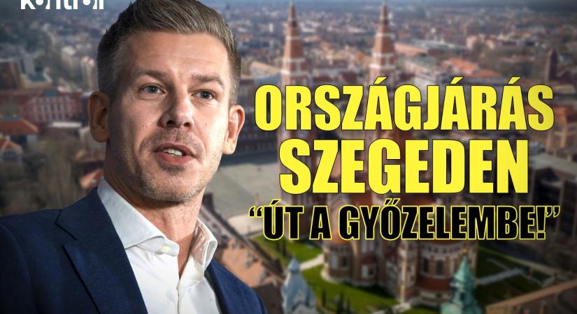 ÉLŐ: Magyar Péter nagygyűlése Szegeden