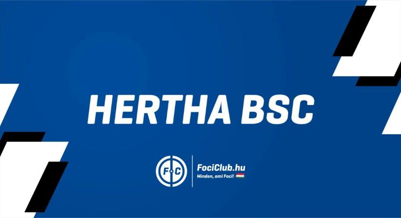 Vírusos megbetegedése miatt kórházba került a Hertha magyar válogatott játékosa
