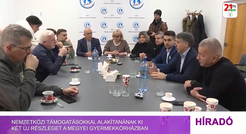 Nemzetközi támogatásokkal alakítanának ki két új részleget a megyei gyermekkórházban (videó)