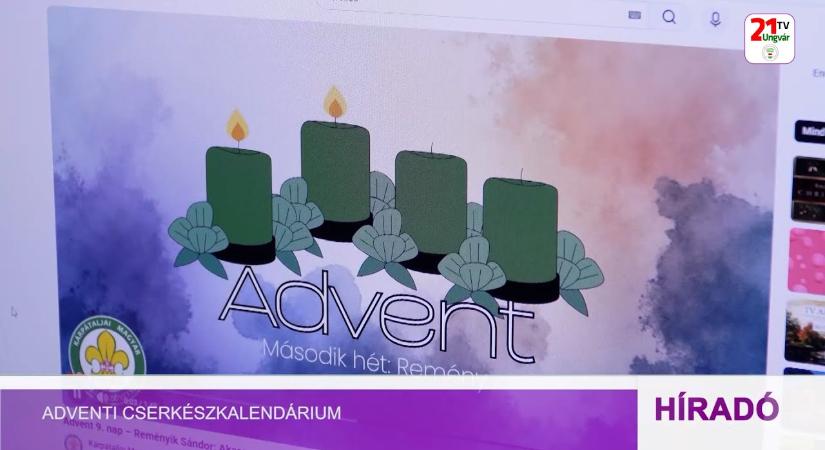 Adventi Cserkészkalendárium (videó)