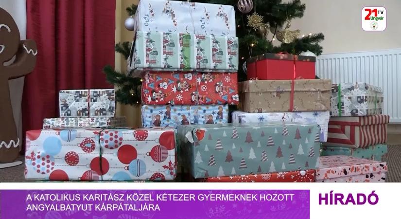 Katolikus Karitász közel kétezer gyermeknek hozott angyalbatyut Kárpátaljára (videó)
