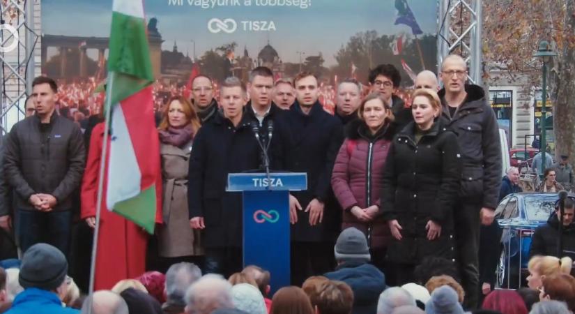 „Egy vérből valók vagyunk” üzente Magyar Péter Szegeden a határon túli magyaroknak