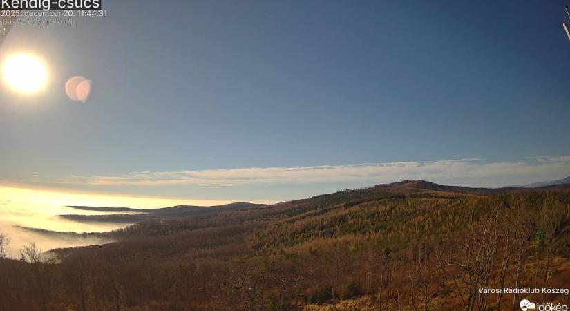 El sem hinné, hány fokot mértek a városban! A tél kellős közepén!