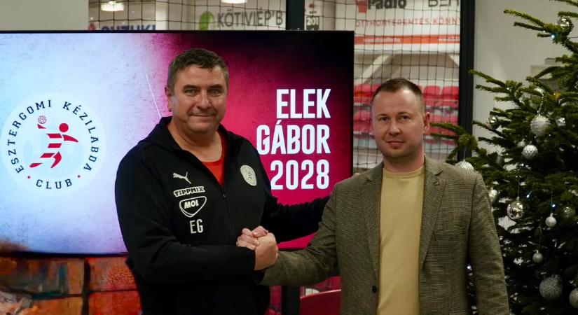 Elek Gábor 2028-ig szerződést hosszabbított Esztergomban