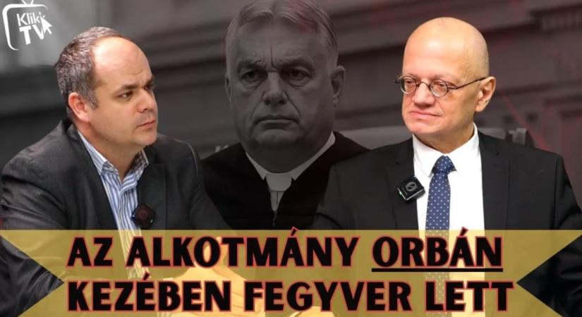 Az alkotmány Orbán kezében fegyver lett