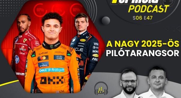 Podcast: A nagy 2025-ös pilótarangsor