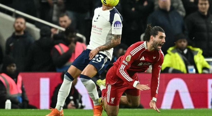 Spurs–Liverpool: súlyos sérülés árnyékolta be a Vörösök győzelmét, Szoboszlai biztosan nem léphet pályára jövő héten