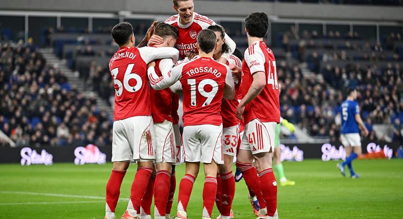 PL: Gyökeres góljával nyert az Arsenal az Everton otthonában! – videóval