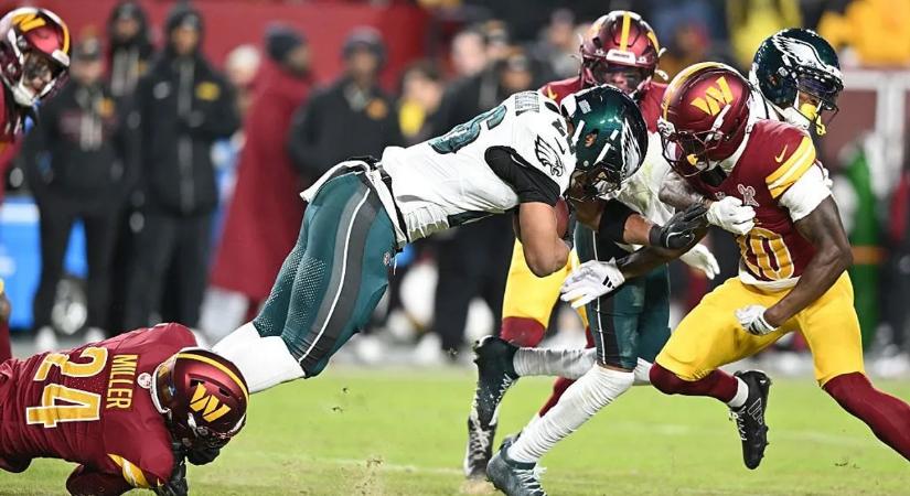 Nyögvenyelősen indult, sima lett a vége: az Eagles a Washingtont felülmúlva megnyerte csoportját – videó