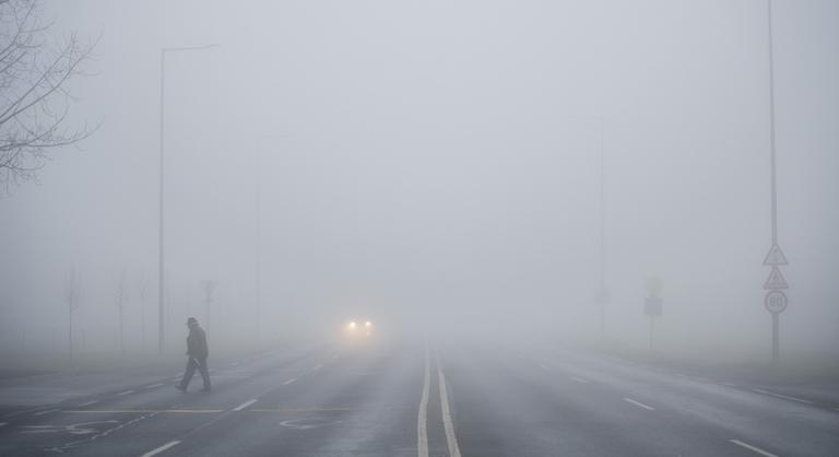 Több vármegyére is kiadták a figyelmeztetést köd miatt