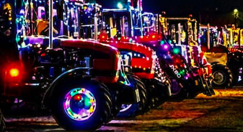 Ilyet még nem láttál! Traktoros fényfelvonulás a Göcsej kapujában