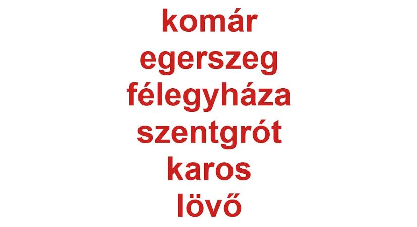 Műveltségi teszt, földrajz: 2 kakukktojás van a hazai településnév-végződések között! Fél perc alatt megtalálja őket?