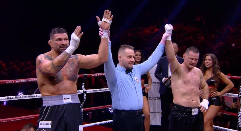 Erdei Zsolt 51 évesen visszatért, majd a meccs végén azt mondta, 50 felett senki nem menjen a ringbe