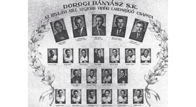 70 éve történt: Öt éven belül negyedszer is a Vidék Legjobbja, a Dorogi Bányász!