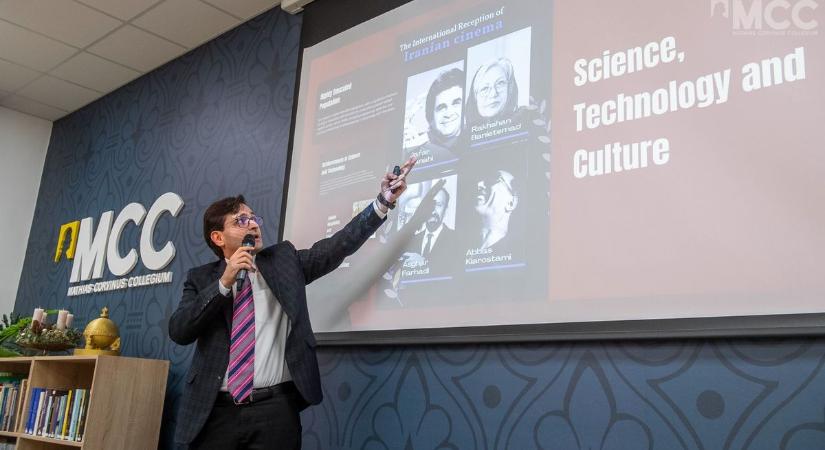 Perzsa filozófus mutatta be Irán kulturális örökségét az MCC előadásán