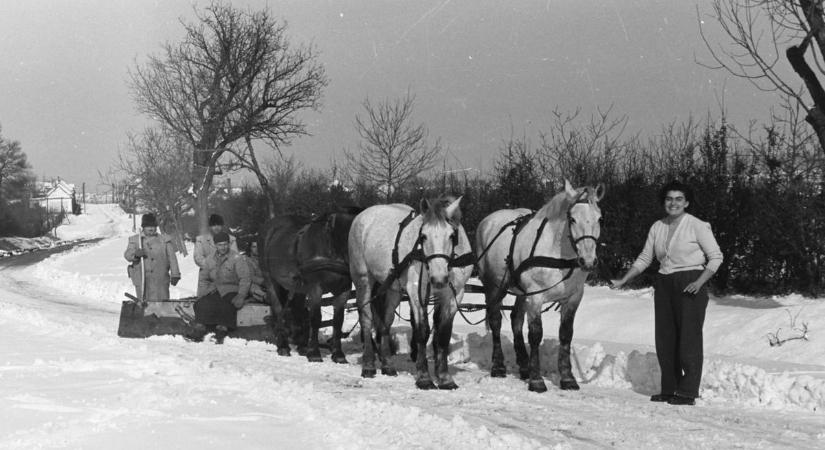 Múltidéző: amikor még lovon jártunk a hóban - Fantasztikus felvételeket mutatunk