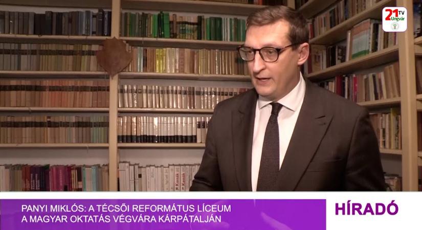 Panyi Miklós: a Técsői Református Líceum a magyar oktatás végvára Kárpátalján (videó)