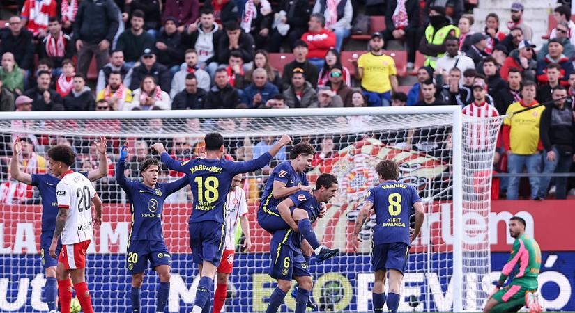 La Liga: a Girona otthonában aratott sima győzelmet az Atlético Madrid – videóval