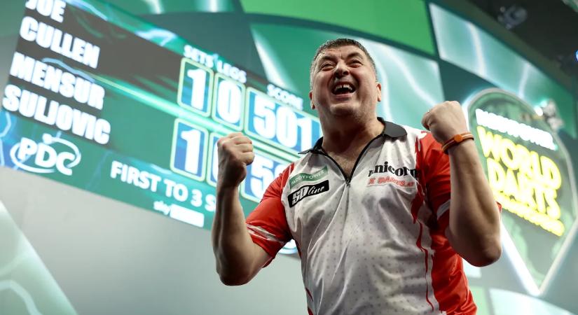Darts-vb: Zseniálisan játszottam – mondta a Cullent kiejtő Suljovic