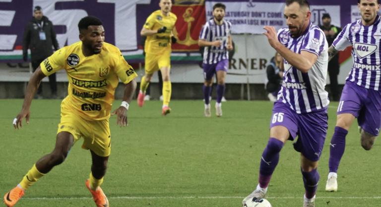 Szenvedve ugyan, de legyőzte az Újpest a tabellán utolsó helyezett Kazincbarcikát