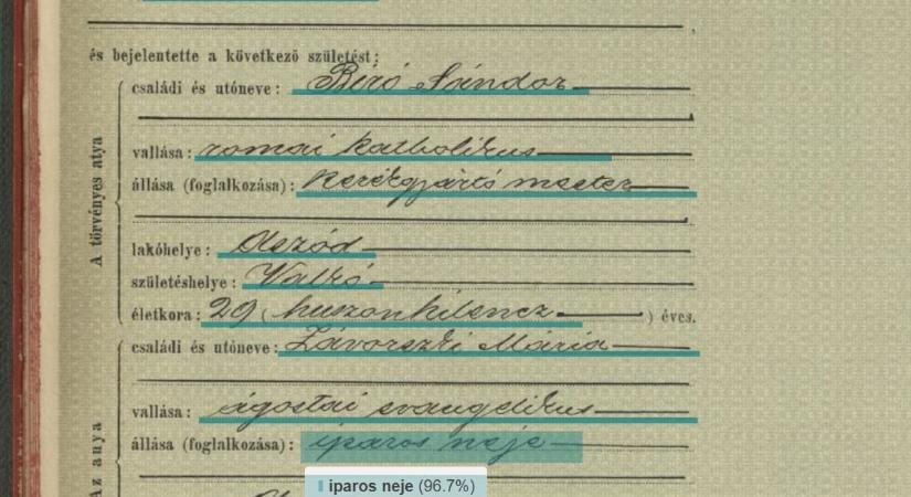 Forradalmi magyar újítás a családfakutatáshoz: ráengedte az anyakönyvekre a kézírás-felismerést a Levéltár