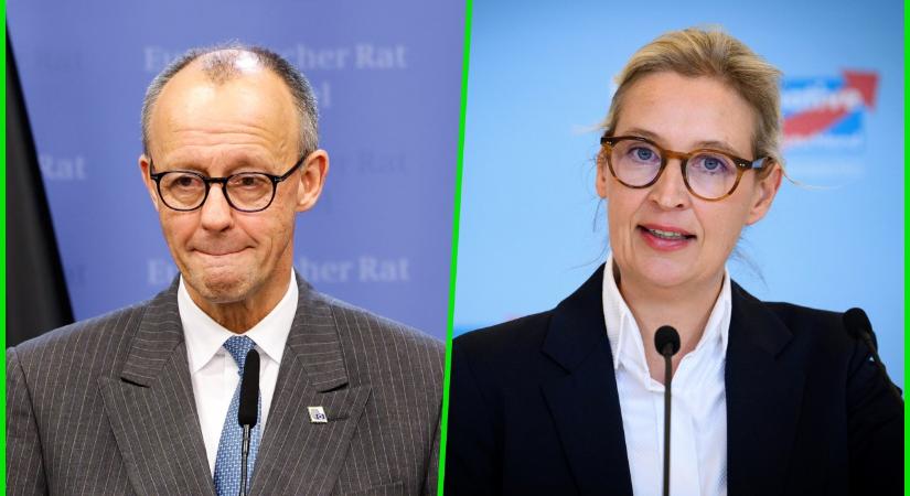 Tovább csökken Friedrich Merz népszerűsége, az AfD őrzi vezető helyét