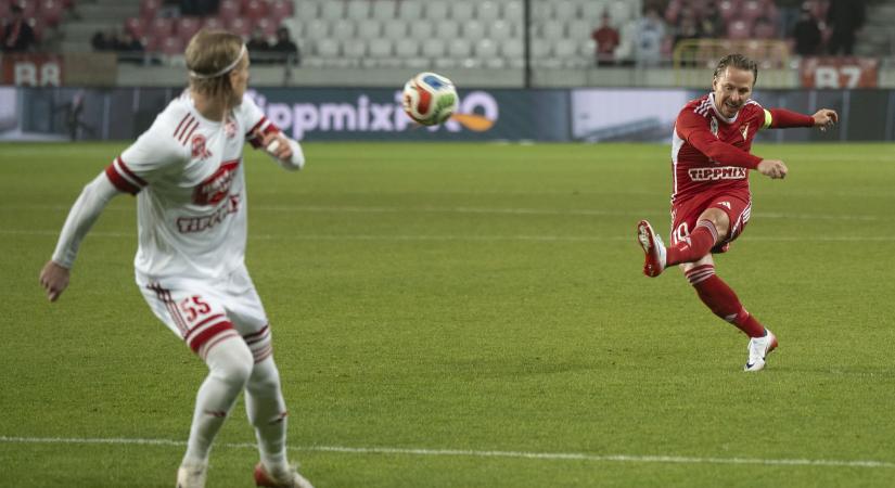 Félpályás gól okozta a DVSC vesztét