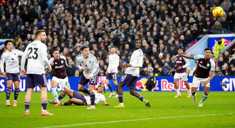 Premier League – Az Aston Villa legyőzte a Manchester Unitedet