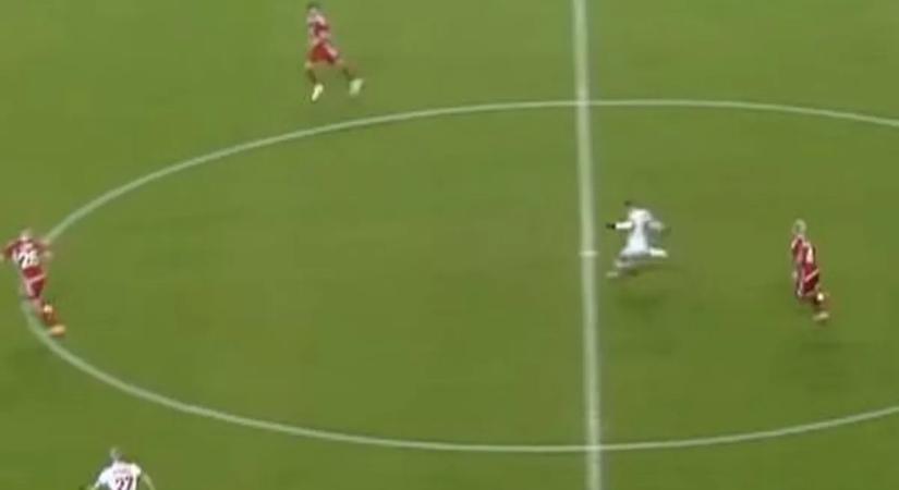 Videón Toniszlav Jordanov saját térfeléről szerzett, DVSC elleni győztes gólja