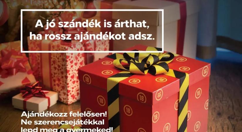 A szerencsejáték nem gyerekjáték – Ajándékozz felelősen!