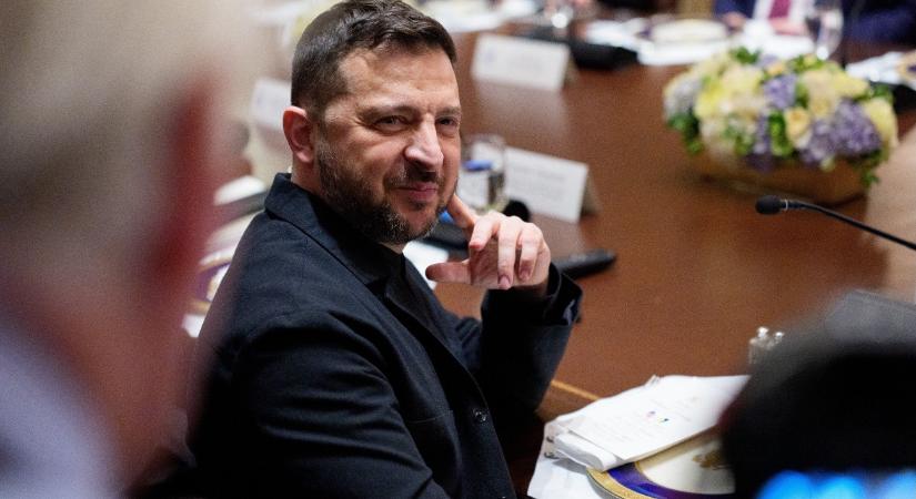 Volodimir Zelenszkij elégedettnek tűnik, de „Moszkva nem mutat hajlandóságot”