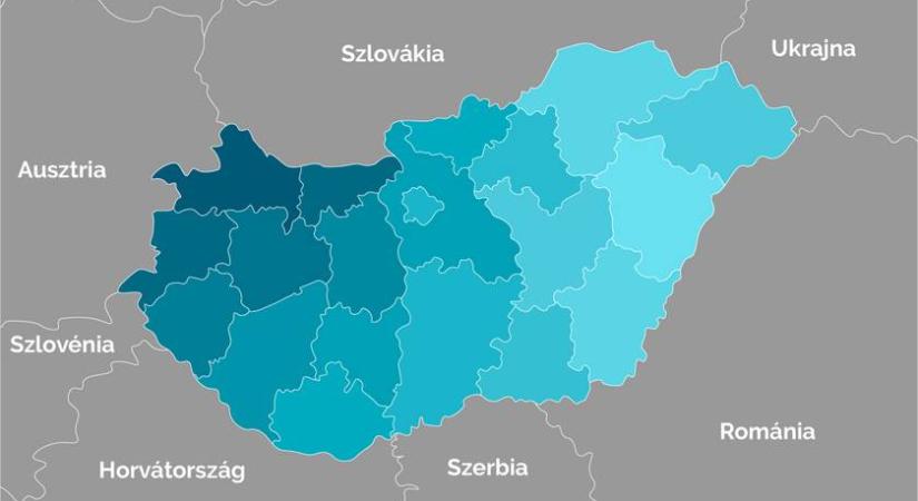 Vármegyék vaktérképes kvíze – felismered őket?