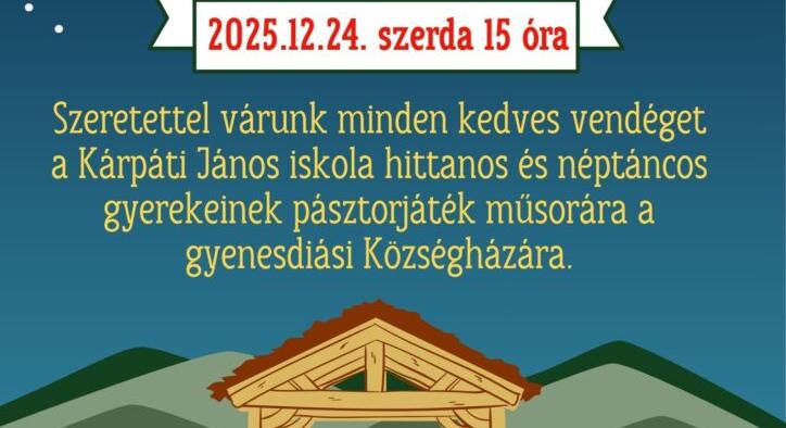 Karácsonyi pásztorjáték Gyenesdiáson