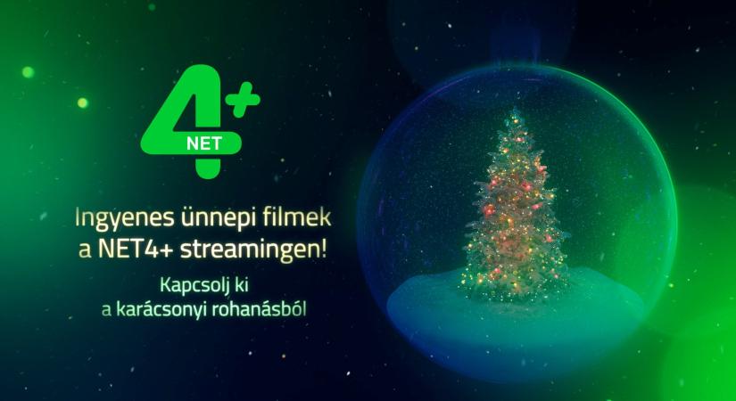 Rengeteg ingyenes tartalom a Net4 karácsonyi akciójában