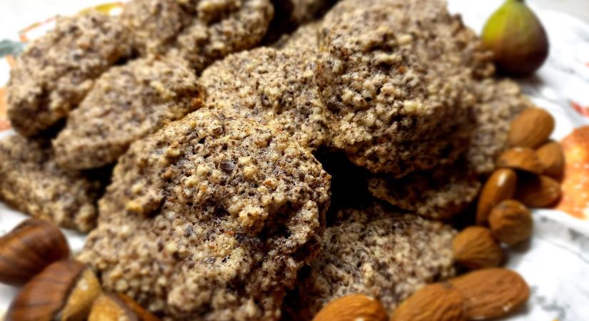 Utolsó pillanatos ajándéknak is tökéletes ez a csokis-mandulás keksz