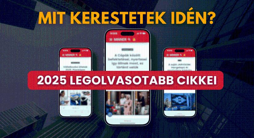 A Minner 2025-ös legolvasottabb cikkei: mit kerestetek idén?